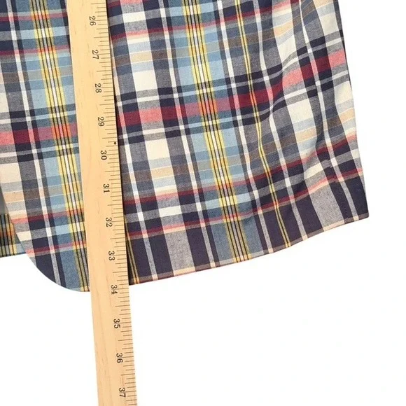 Haspel Mens Plaid Sport Coat Blazer Unstructured  100% Cotton Two Button Jacket - Picture 13 of 13